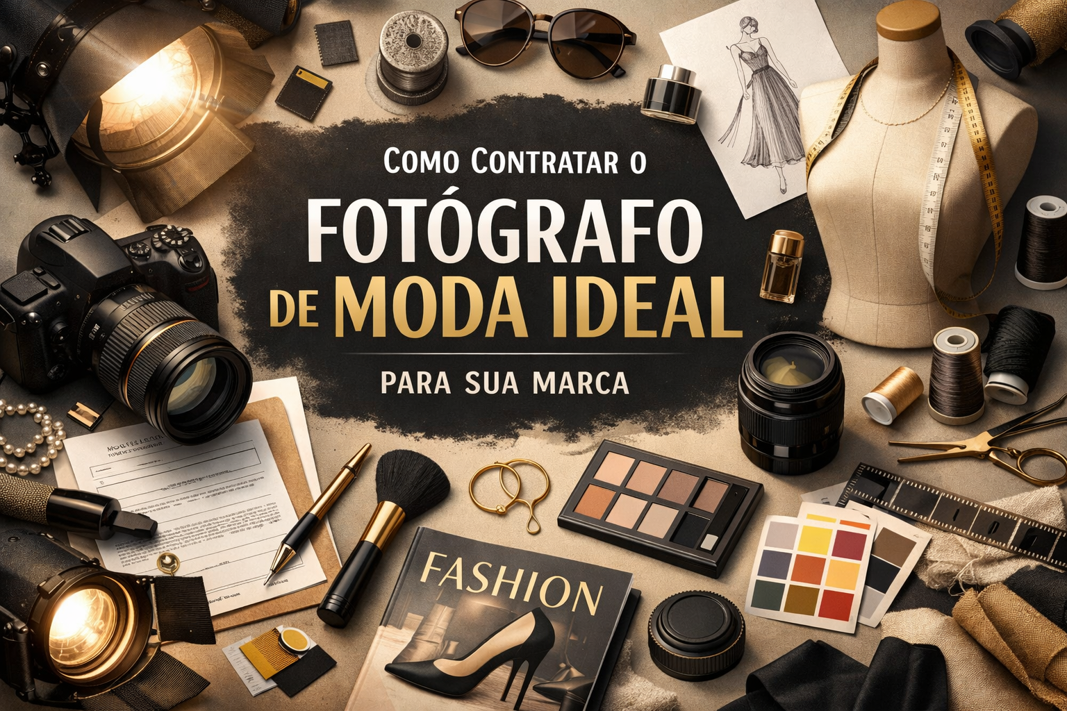 Como contratar o fotógrafo de moda ideal para sua marca - nosso artigo dá dicas e explica o porquê contratar um fotógrafo de moda é essencial
