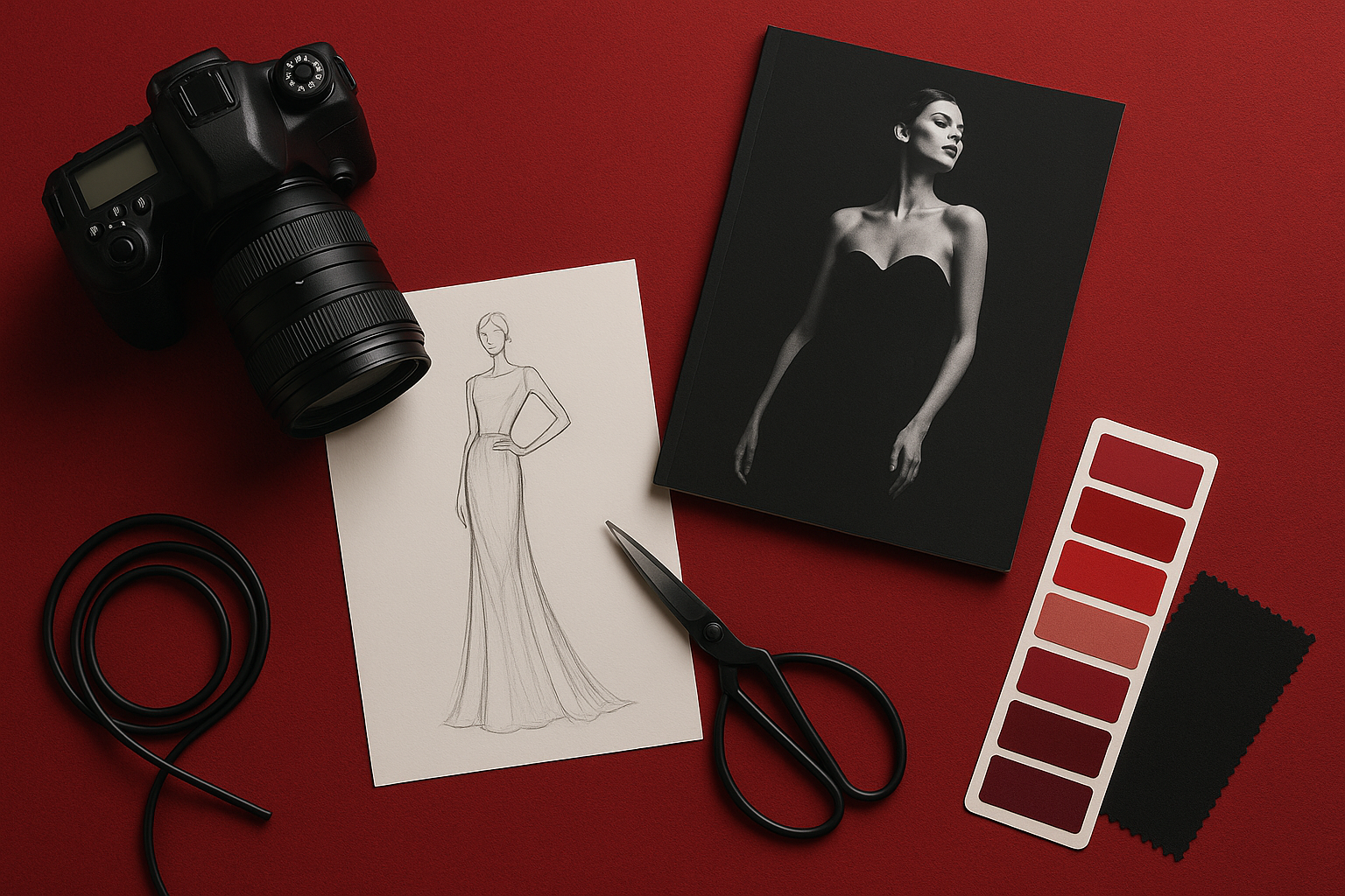Como funciona o processo de criação de um editorial de moda para marcas